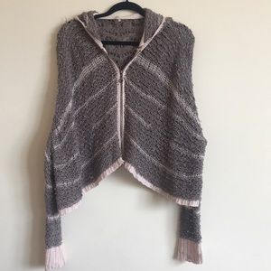 Free People Poncho Sweater